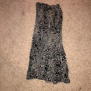 Maxi Print Skirt